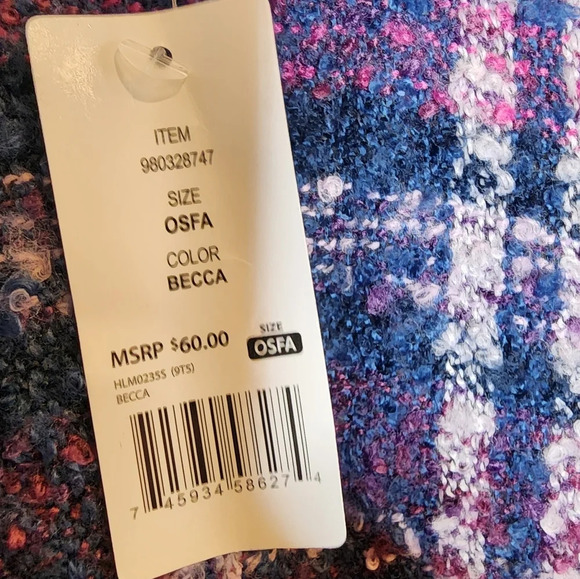 NWT Woolrich Purple Blanket Wrap. Soft and Cozy. One Size. - Picture 3 of 16